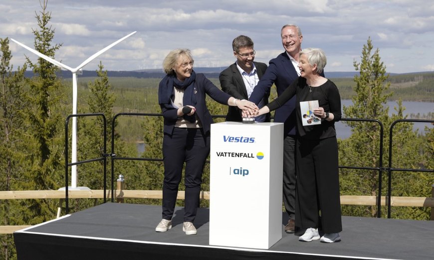 Vattenfalls största landbaserade vindkraftspark, Blakliden Fäbodberget, har invigts